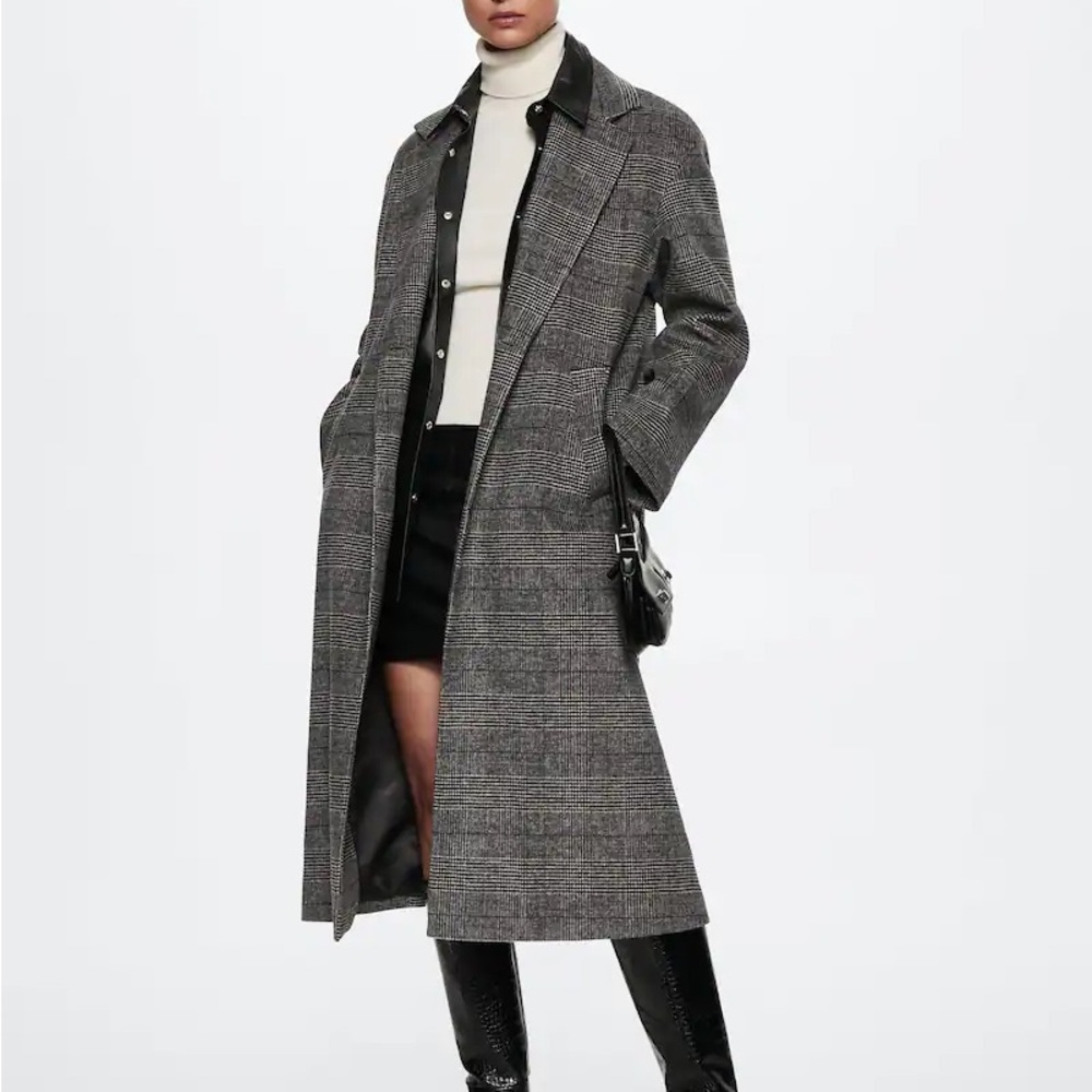 Mango Oversize wool coat